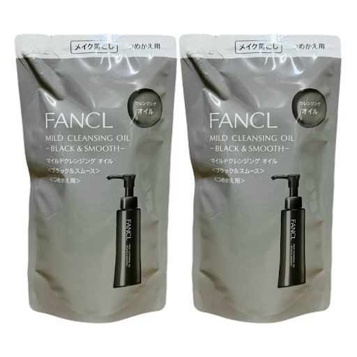  Fancl mild cleansing oil black & smooth .... for 115ml 2 piece set make-up dropping black 