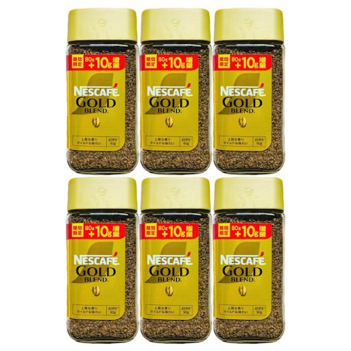  Gold Blend 90g(80g+10g) 6 piece set nes Cafe instant coffee 