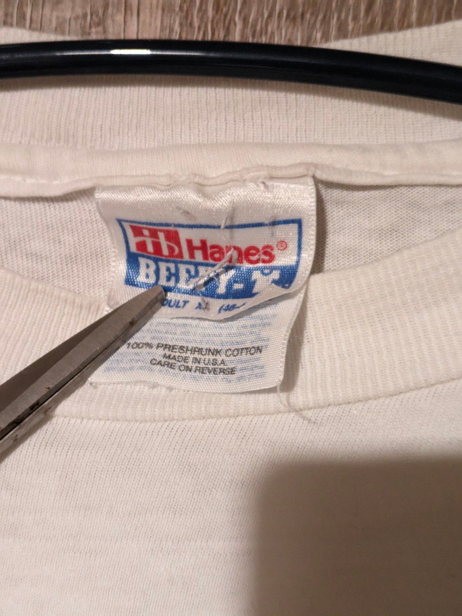 HANES ヘインズ　tシャツ　面良し　90s 90年代　ホワイト　白　古着 XL 半袖 白 ホワイト Tシャツ 半袖Tシャツ