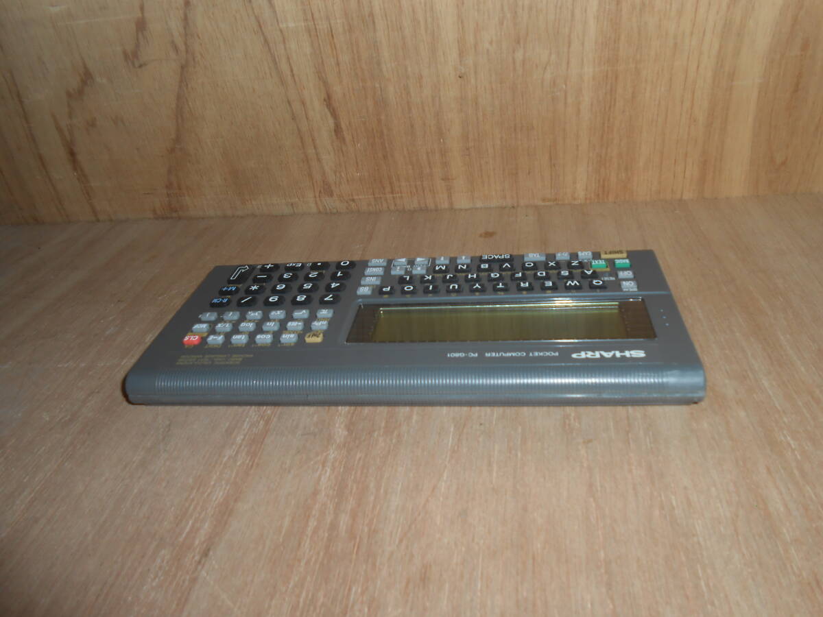 3.- SHARP PC-G801 ポケットコンピュータ / ELECTRONIC CALCULATOR_画像4