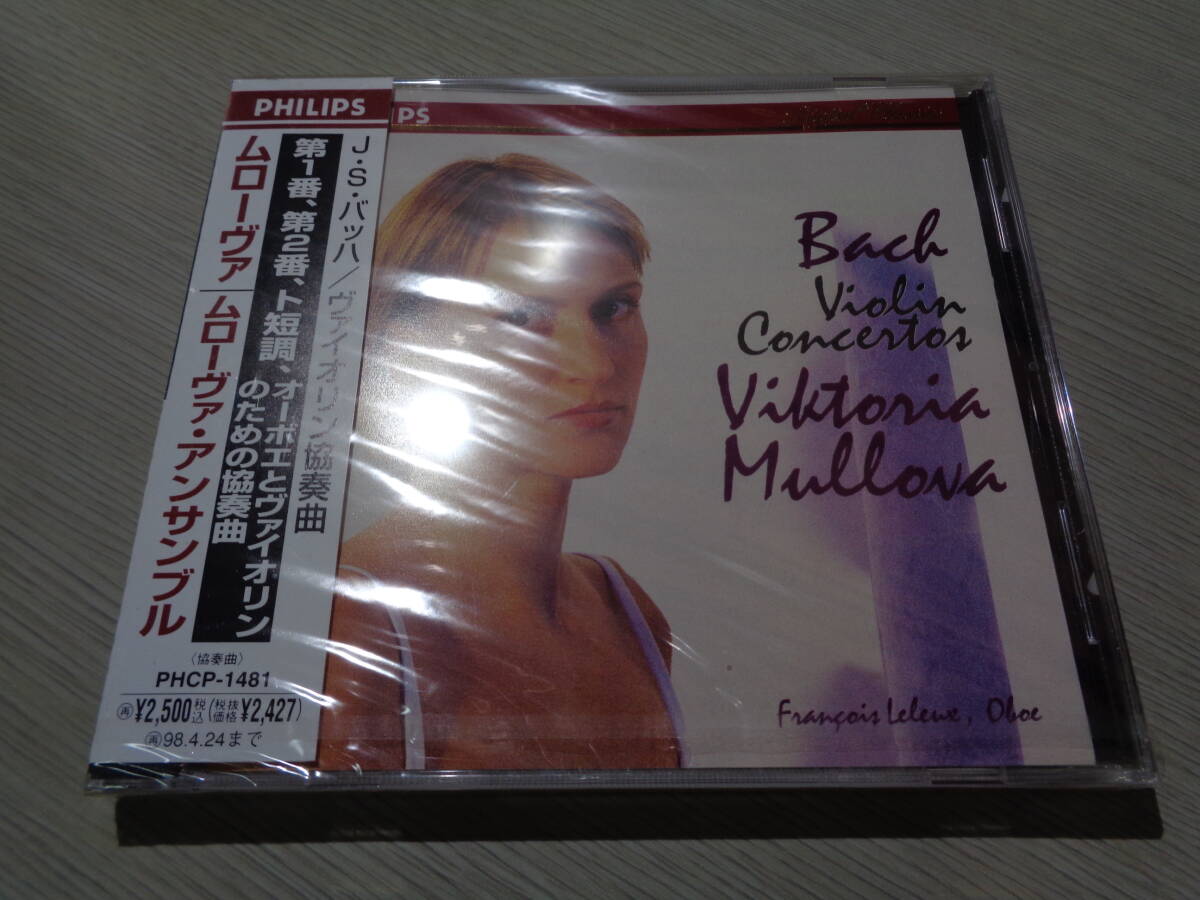 ムローヴァ・アンサンブル,VIKTORIA MULLOVA & OTHERS/BACH:VIOLIN CONCERTOS(JAPAN/PHILIPS:PHCP-1481 PROMO STILL-SEALED CD_画像1