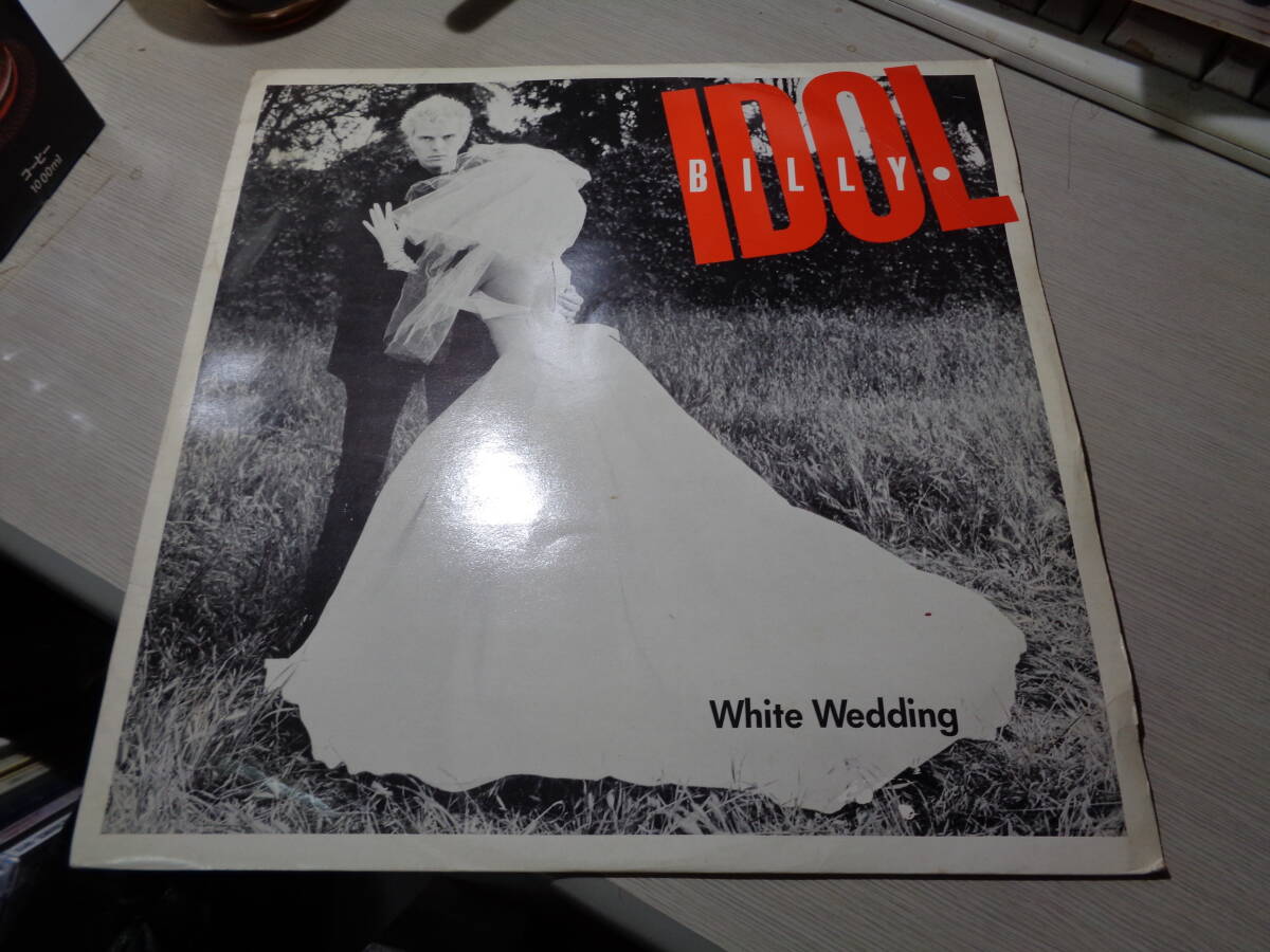 ビリー・アイドル,BILLY IDOL/WHITE WEDDING PARTS 1 & 2(UK/Chrysalis:CHS 12 2656 45RPM DG LABEL 12”_画像1