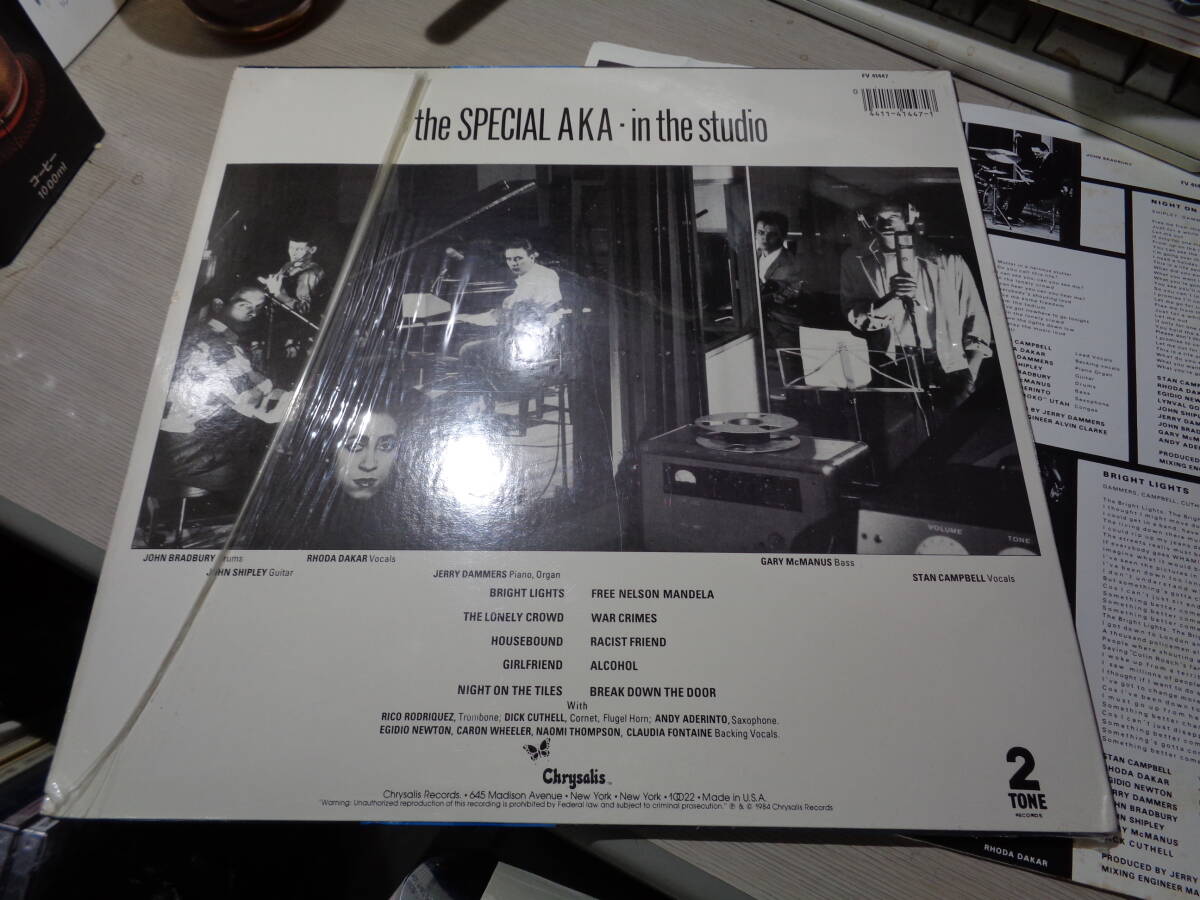 THE SPECIAL AKA/IN THE STUDIO WITH THE SPECIAL AKA(USA/Chrysalis:FV 41447 NM LP