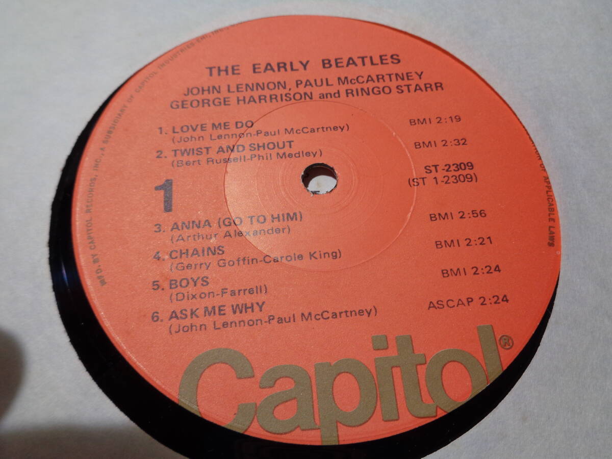 ビートルズ,THE BEATLES/THE EARLY BEATLES(USA/Capitol:ST 2309 FDS NM LP_画像3