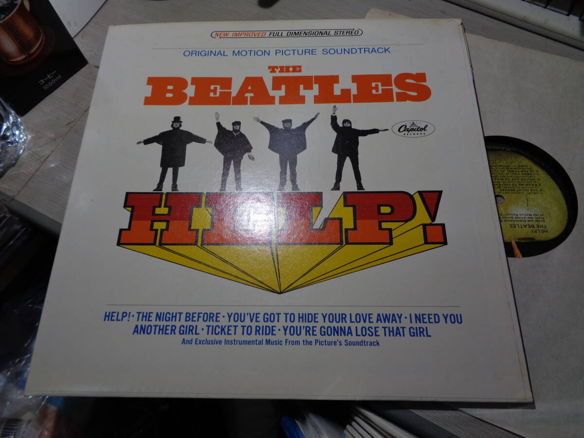 ビートルズ,THE BEATLES/HELP!(SOUNDTRACK)(USA/APPLE:SMAS 2386 NNM LP_画像1