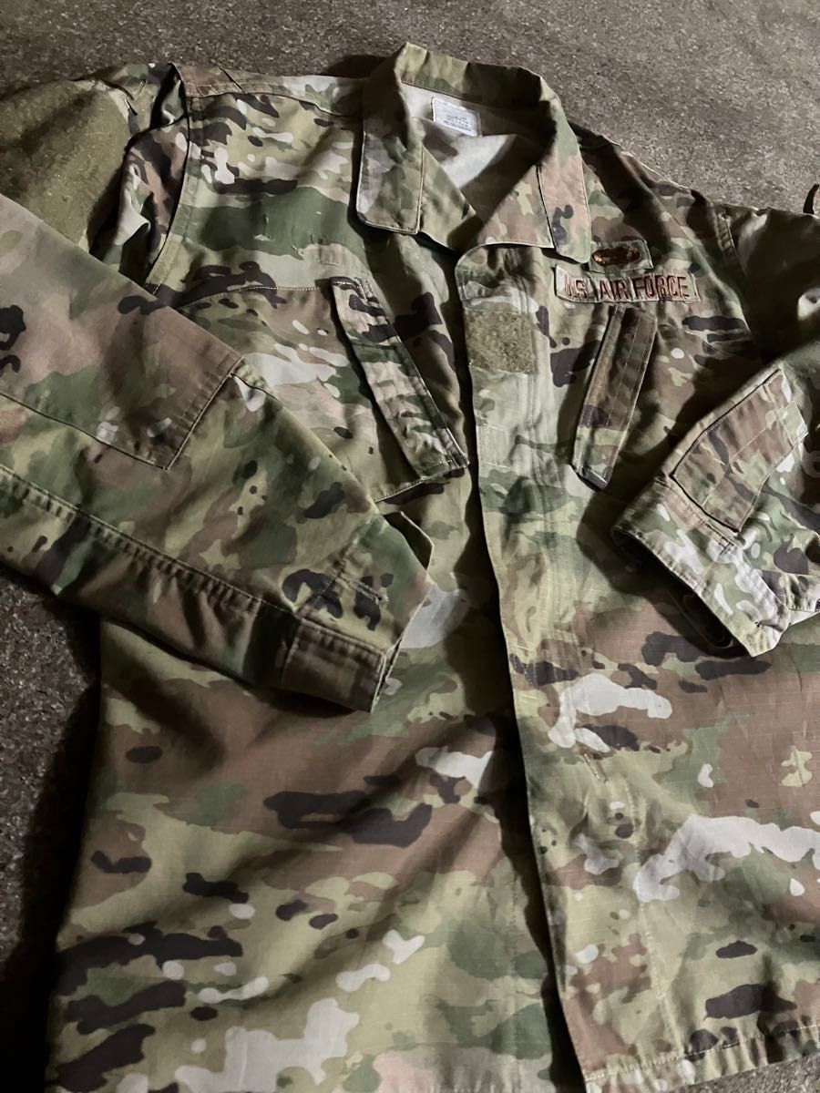 【U.S.ARMY】 ミリタリージャケット 空軍 カモ 迷彩 米軍 フィールドジャケット アメリカ軍
