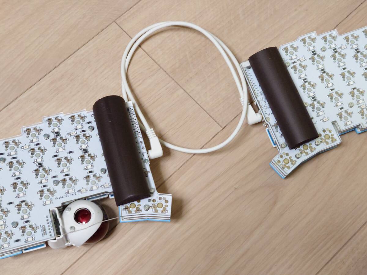 Bibian 比比昂- はんだ付け済みトラックボール付き分割自作 Bibian 比比昂- はんだ付け済みトラックボール付き分割自作