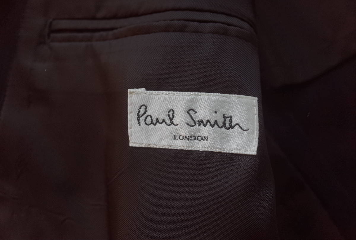 ダブルスーツ セットアップ ポール・スミス Paul Smith ネイビー ストライプ Mサイズ　美品