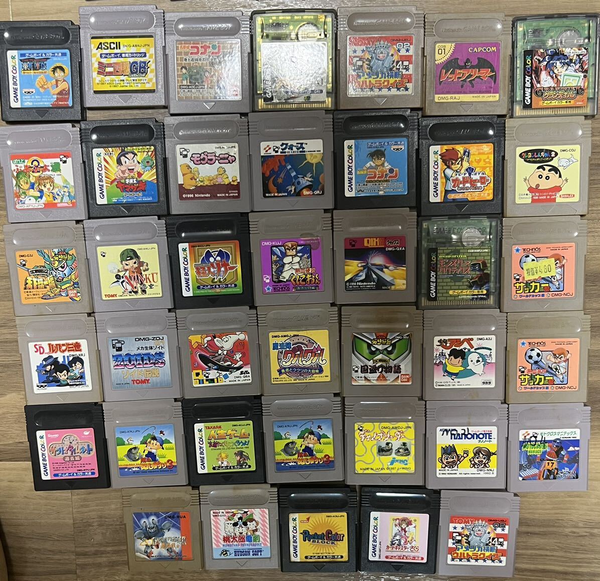 約320本 Nintendo ニンテンドー ゲームボーイソフト大量まとめ売り 未確認 ジャンク GAME BOY ゲームボーイ の画像9