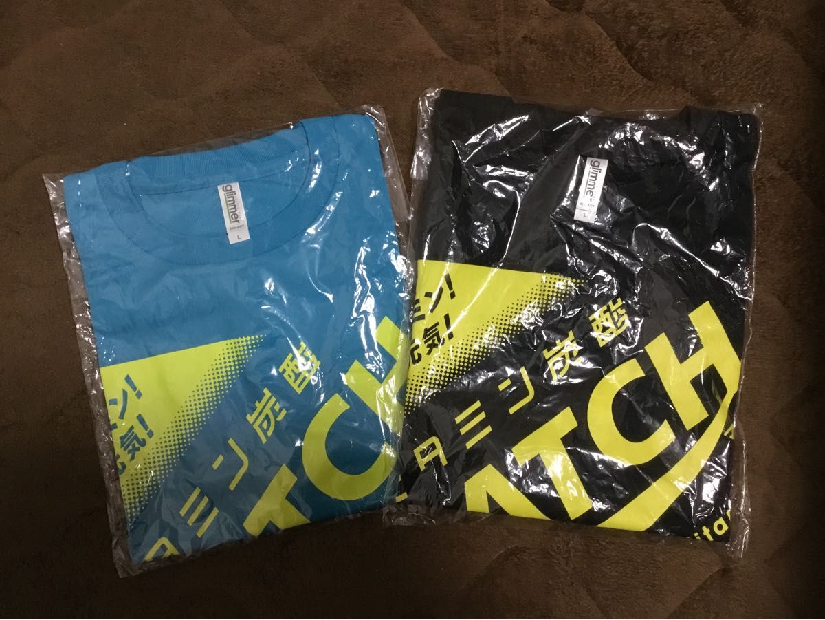 ◎懸賞当選品◎ビタミン炭酸マッチ◎ドライＴシャツ◎２枚セット◎Ｌサイズ◎