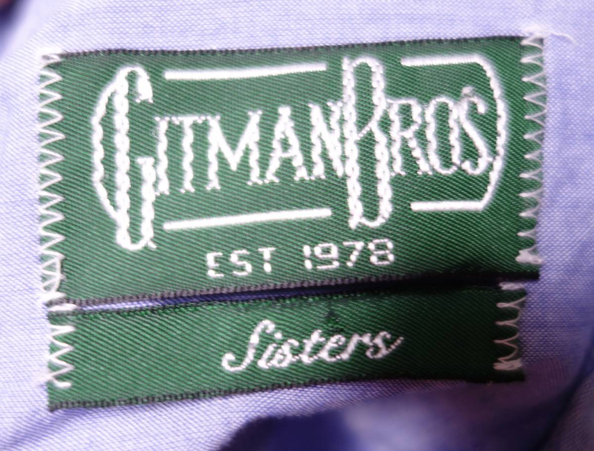 Gitman BROS sisters ギットマン シスターズ シャンブレーシャツ S アメリカ製_画像3