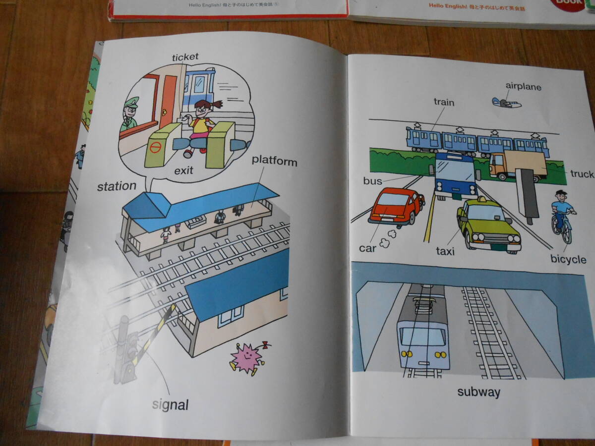 ★母と子のはじめての英会話　ハローイングリッシュ　テキスト　ＣＤ　ビデオテープ_画像5