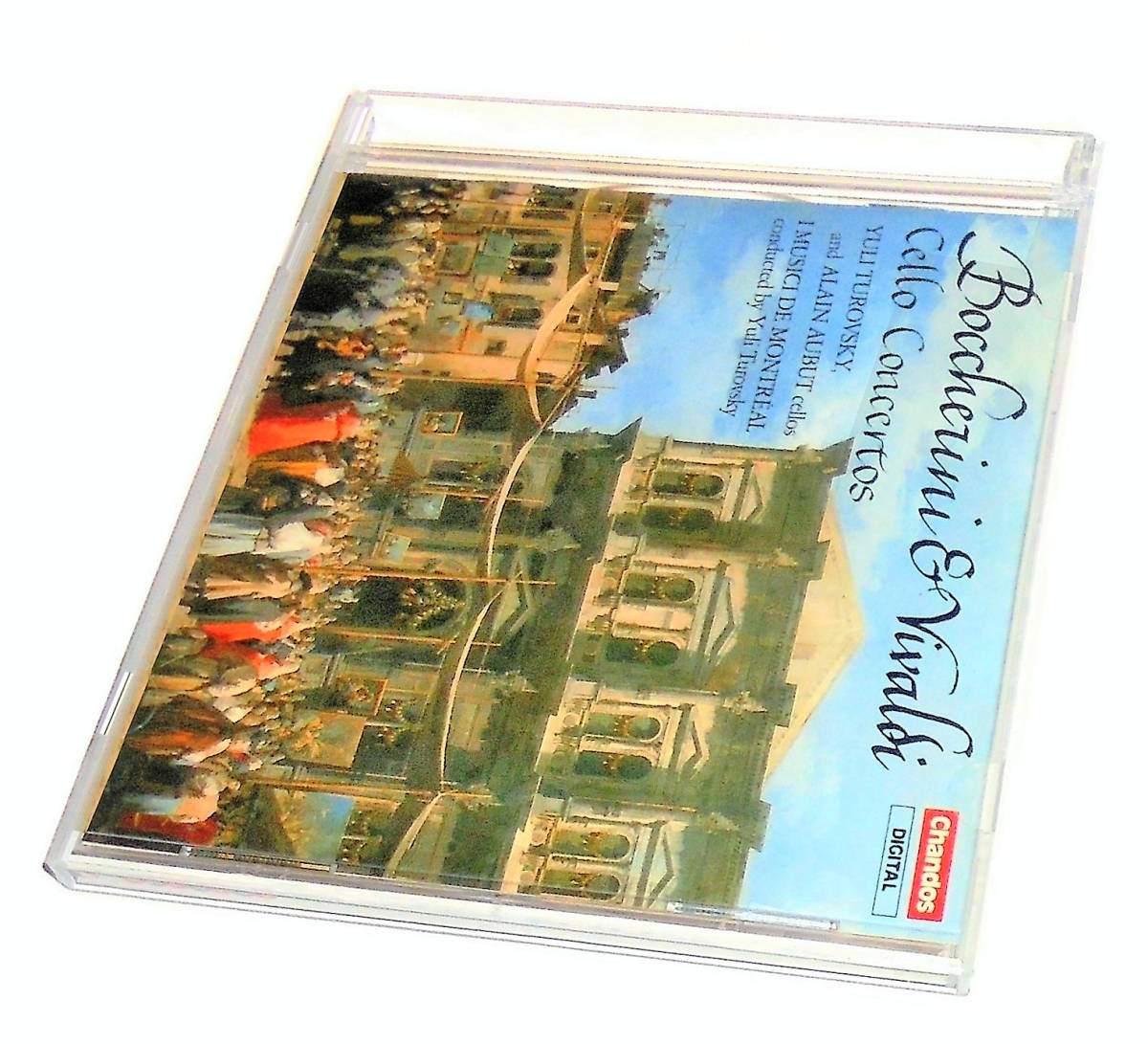 西独盤CHANDOSトゥロフスキー ボッケリーニ&ヴィヴァルディ チェロ協奏曲 TUROVSKY Boccherini&Vivaldi Cello Concertosカナダのイムジチ_画像1