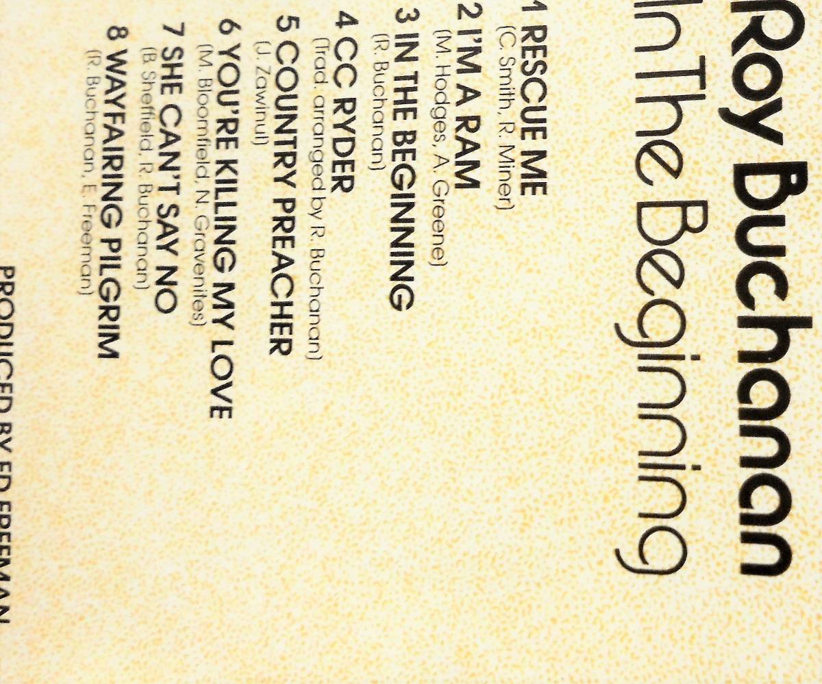 US初回盤Neil Larsen～Tower Of Power Allman Brothers Band Santanaロイブキャナン超絶ギタールネッサンスROY BUCHANAN In The Beginning_画像4