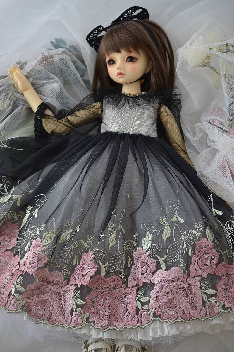 * Super Dollfie MSD*SDM кукла наружный Fit * роза. chu-ru платье *