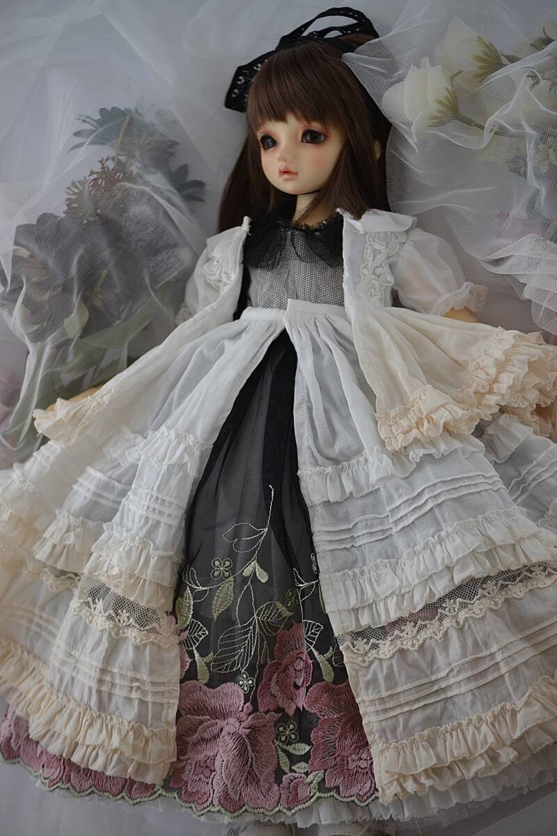 * Super Dollfie MSD*SDM кукла наружный Fit * роза. chu-ru платье *