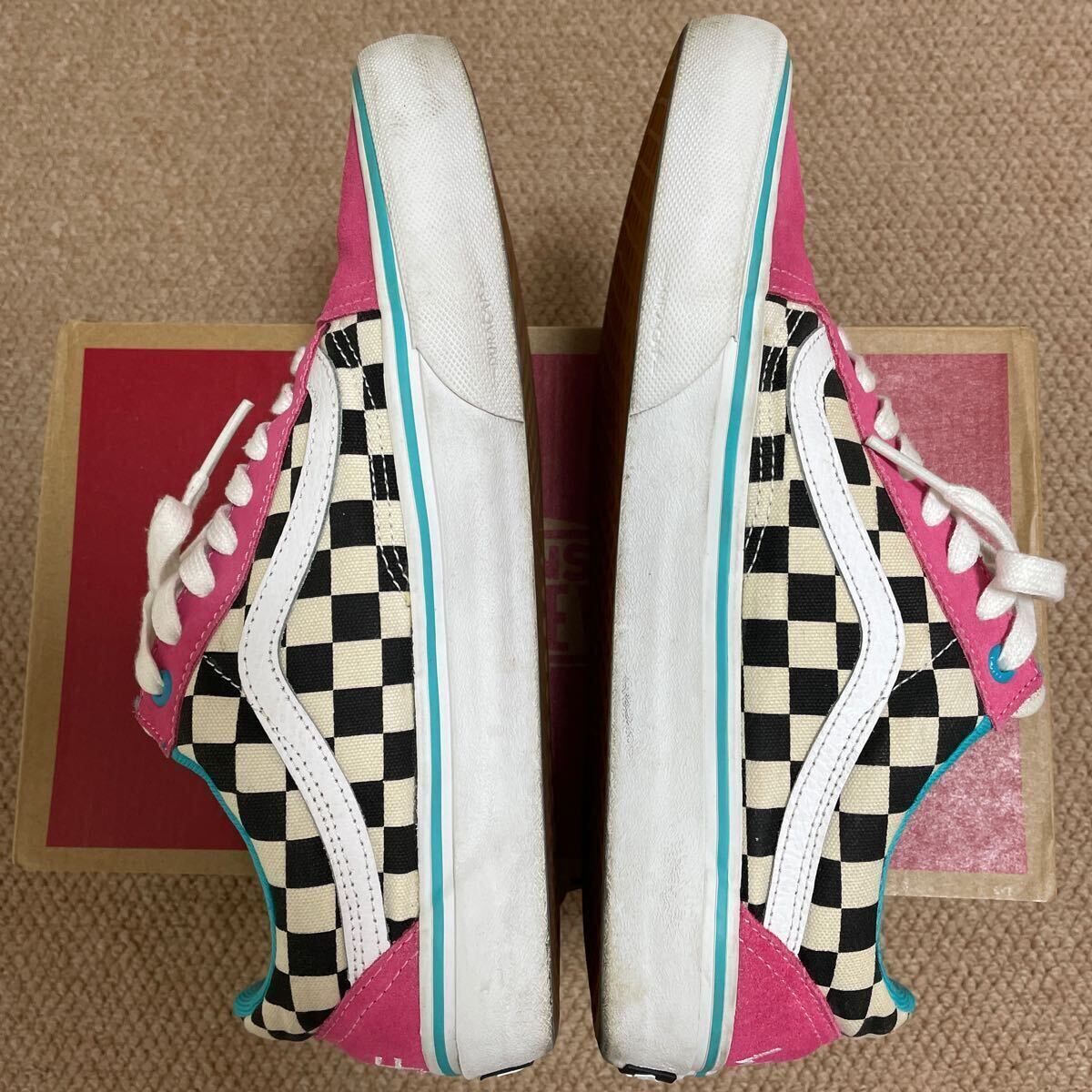 GOLF WANG VANS OLD SKOOL PRO サイズ27.5 US9.5 バンズ チェッカー柄 タイラー・ザ・クリエイター シュプリーム ボックスロゴ ステッカー_画像7