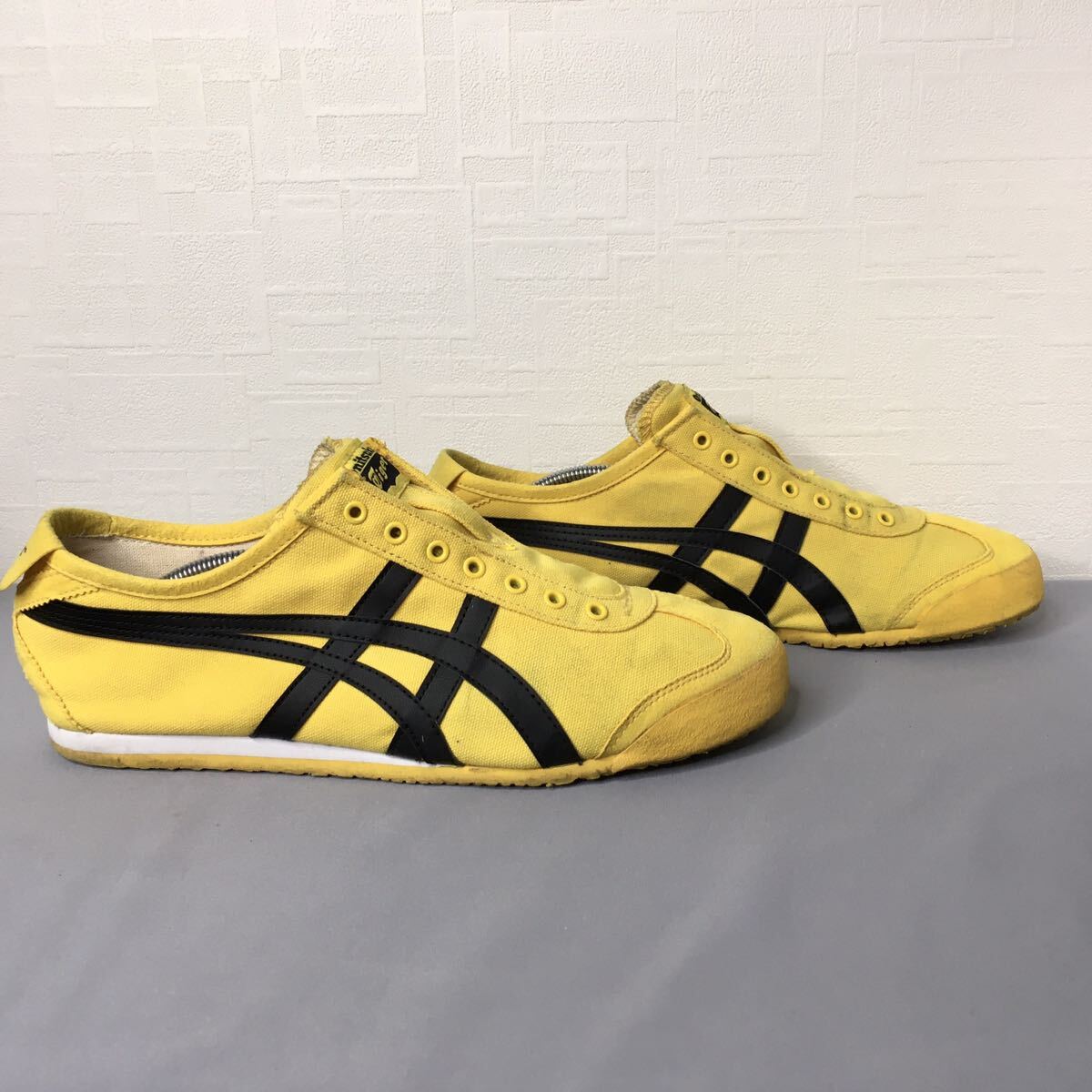 Onitsuka Tiger オニツカタイガー メキシコ66スリッポン MEXICO 66 SLIP-ON イエロー・ブラック サイズ26.5㎝_画像4