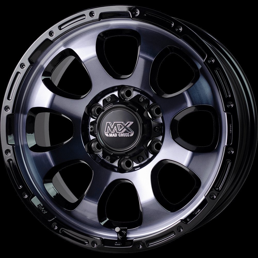 215/70R16 ハイエース 16インチ ブリヂストン ブリザック VRX3 MADCROSS GRACE スタッドレスタイヤ ホイールセット 4本_画像2