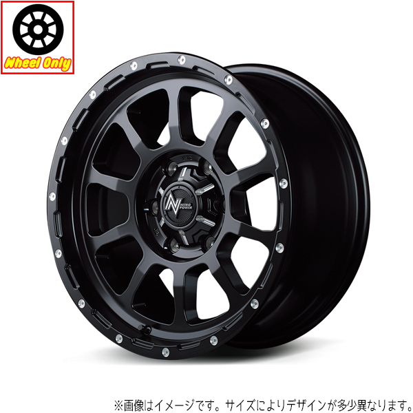 アルミホイール 4本 16インチ M10 パーシングJ セミグロスBK/マシニング 16x6.0J -5 5H139.7P ジムニーシエラ JB74 JB43_画像1