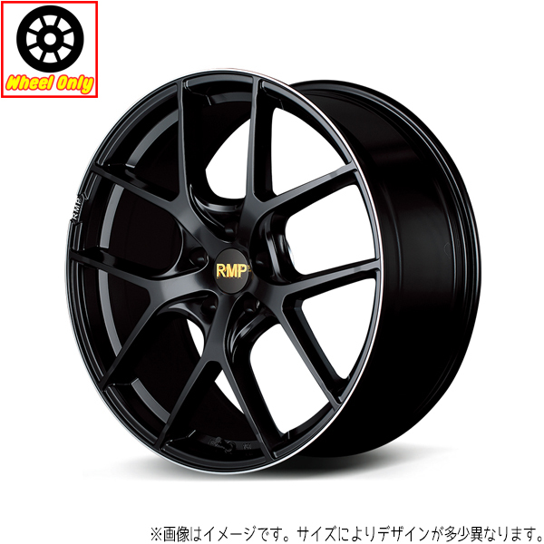 アルミホイール 4本 18インチ 025F セミグロスブラックリムエッジDC+ロゴマシニング 18x7.0J +48 5H114.3P セレナ C26 C27 C28_画像1