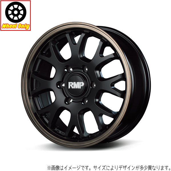 アルミホイール 1本 17インチ 028FX セミグロスブラック/リム BRクリア 17x8.0J +20 6H139.7P ハイラックス プラド_画像1