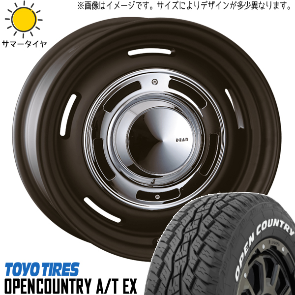 215/70R16 ジムニーシエラ 16インチ オプカン A/T EX クロスカントリー 6.0J -5 5H139.7P サマータイヤ ホイールセット 4本_画像1