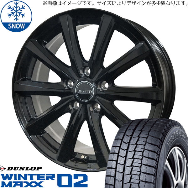 185/65R15 アクア フィット D/L WM02 ディレット M10 15インチ 5.5J +42 4H100P スタッドレスタイヤ ホイールセット 4本_画像1