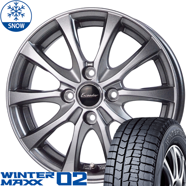 165/65R14 パッソ ブーン タンク ルーミー D/L WM02 14インチ E07 5.0J +38 4H100P スタッドレスタイヤ ホイールセット 4本_画像1