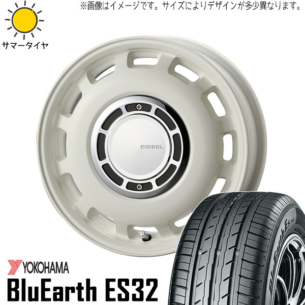 185/60R15 シエンタ 5穴車 15インチ Y/H ES32 クロスブラッド ディーゼル 6.0J +43 5H100P サマータイヤ ホイールセット 4本_画像1