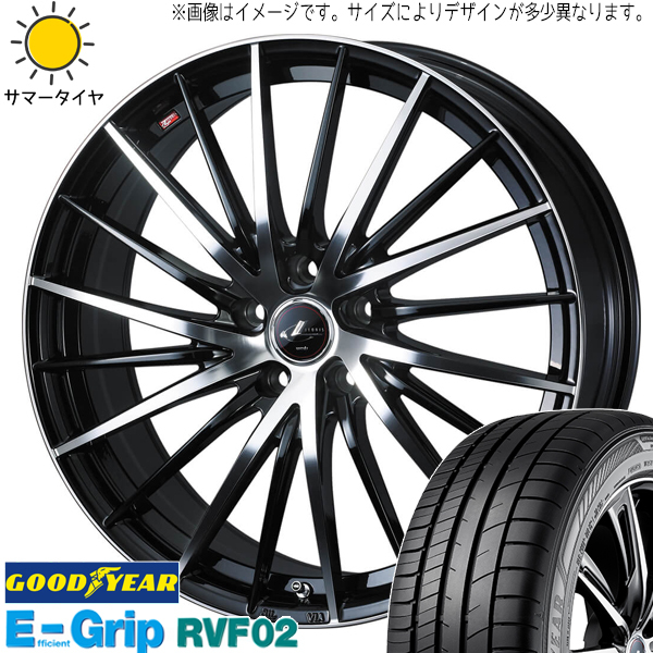 175/60R16 アクアX-URBAN 100系 GY RVF02 レオニス FR 16インチ 6.0J +42 4H100P サマータイヤ ホイールセット 4本_画像1