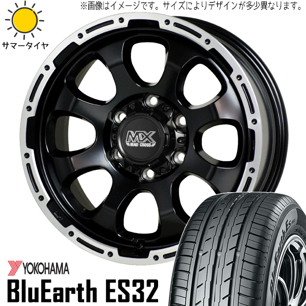 165/70R14 ソリオ デリカD2 14インチ ヨコハマ ES32 マッドクロス グレイス 4.5J +45 4H100P サマータイヤ ホイールセット 4本_画像1