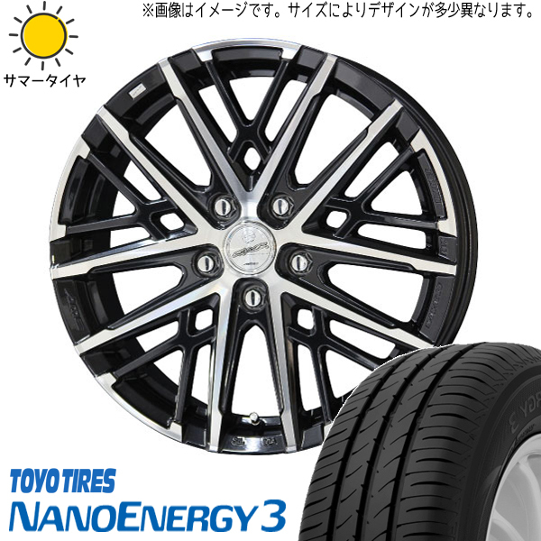 165/50R15 軽自動車用 TOYO ナノエナジー3 スマック グレイヴ 15インチ 5.5J +38 4H100P サマータイヤ ホイールセット 4本_画像1