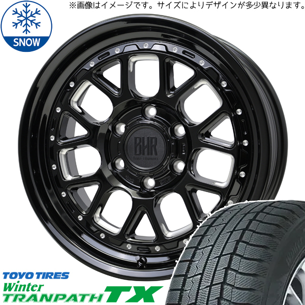 215/65R16 アルファード TOYO TX バークレイ ヒューロン 16インチ 7.0J +38 5H114.3P スタッドレスタイヤ ホイールセット 4本_画像1