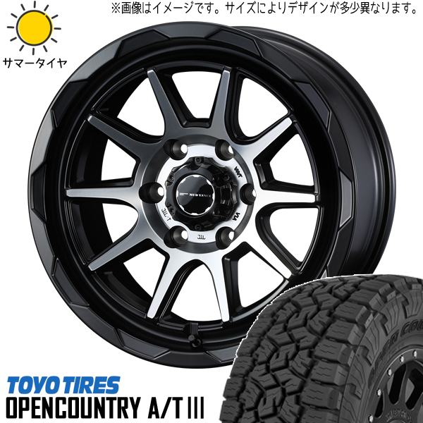 225/70R16 スズキ ジムニー 16インチ TOYO オープンカントリー A/T3 MV06 5.5J +22 5H139.7P サマータイヤ ホイールセット 4本_画像1