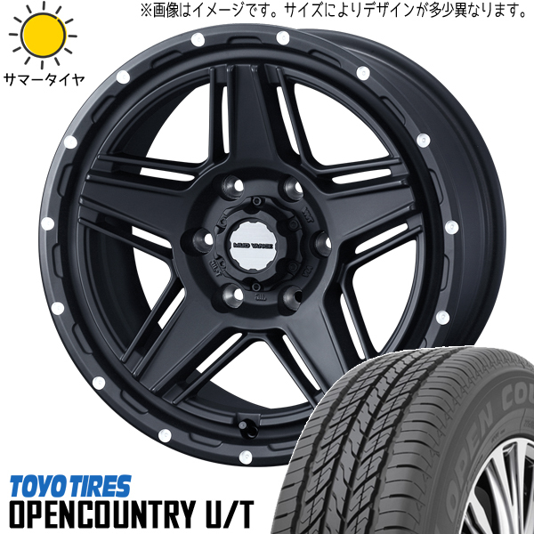 215/70R16 スズキ ジムニー 16インチ TOYO オープンカントリー U/T MV07 5.5J +22 5H139.7P サマータイヤ ホイールセット 4本_画像1