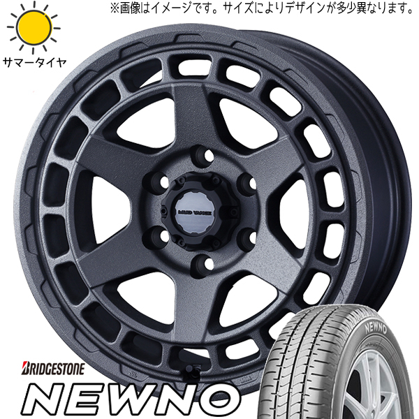 175/65R15 タフト リフトアップ BS ニューノ マッドヴァンスX 15インチ 4.5J +45 4H100P サマータイヤ ホイールセット 4本_画像1