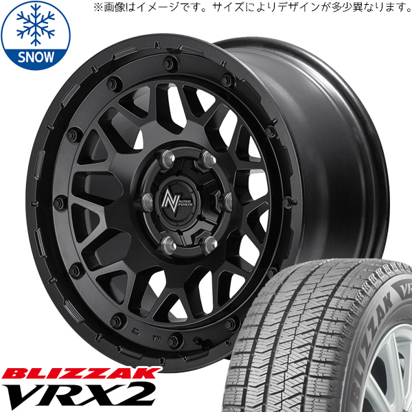 165/55R14 ムーブ ミラ ラパン 14インチ BS BLIZZAK VRX2 NITOROPOWER M29 STINGER スタッドレスタイヤ ホイールセット 4本_画像1