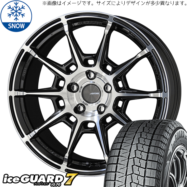 165/55R15 パッソ ブーン 用 15インチ ヨコハマ IG 7 ガレルナ レフィーノ スタッドレスタイヤ ホイールセット 4本_画像1