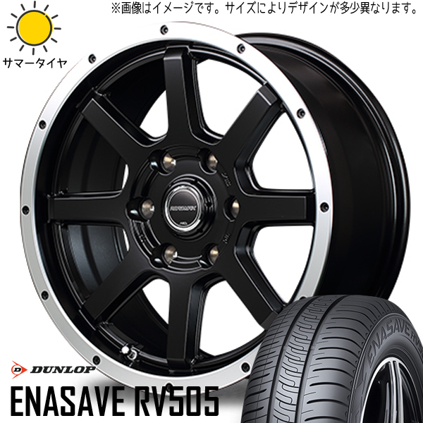 215/70R16 スズキ ジムニー D/L エナセーブ RV505 ロードマックス WF-8 16インチ 5.5J +22 5H139.7P サマータイヤ ホイールセット 4本_画像1