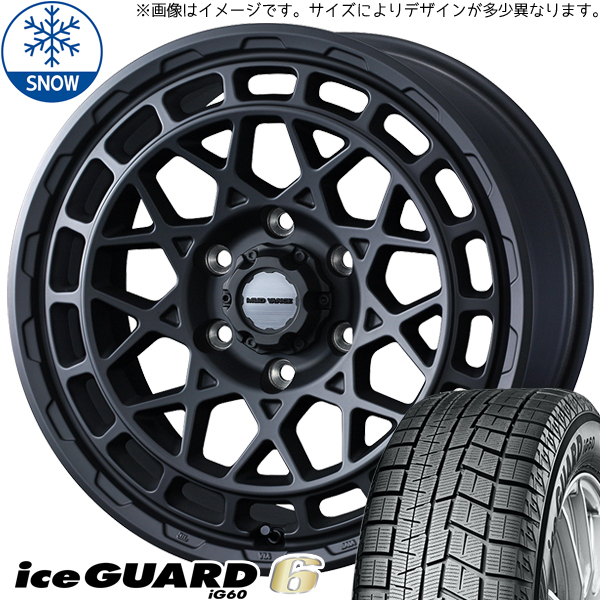 165/65R15 ソリオ デリカD:2 Y/H IG60 MVX 15インチ 4.5J +45 4H100P スタッドレスタイヤ ホイールセット 4本_画像1