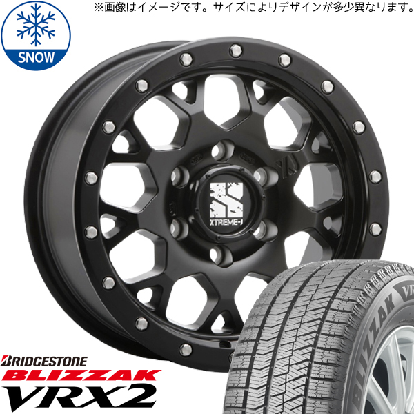 215/65R16 エクストレイル 16インチ ブリヂストン ブリザック VRX2 MLJ XTREME-J XJ04 スタッドレスタイヤ ホイールセット 4本_画像1