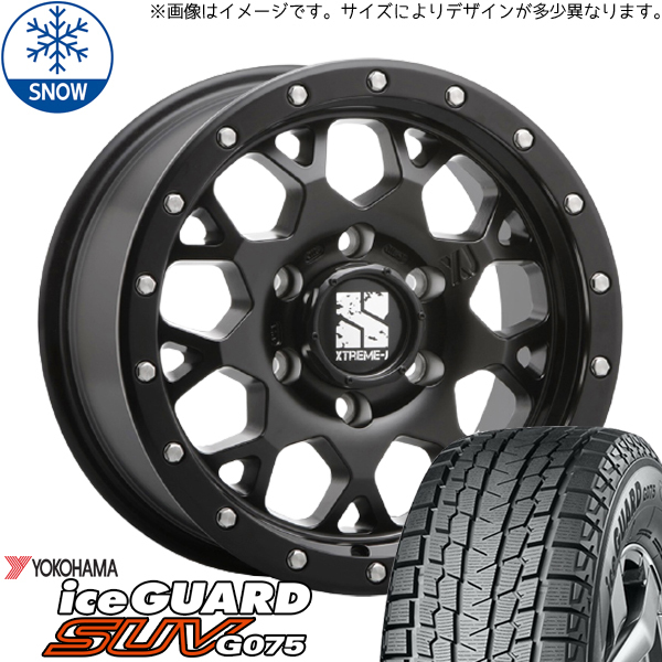 650R16 ジムニーシエラ 6PR 16インチ ヨコハマ IG G075 MLJ XTREME-J XJ04 スタッドレスタイヤ ホイールセット 4本_画像1