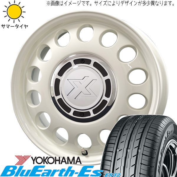 165/70R14 ソリオ デリカD:2 Y/H Es ES32 スティール 14インチ 4.5J +45 4H100P サマータイヤ ホイールセット 4本_画像1