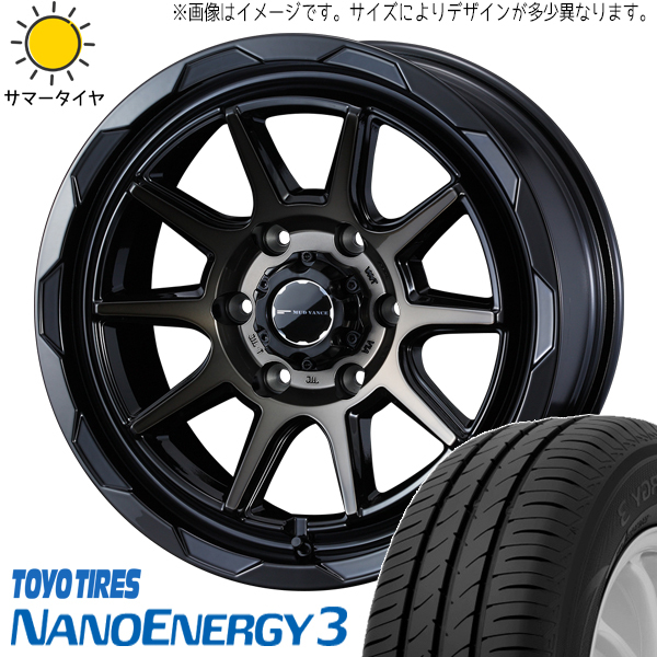 165/55R15 NBOX タント スペーシア 15インチ TOYO ナノエナジー3 MV06 4H100P サマータイヤ ホイールセット 4本_画像1