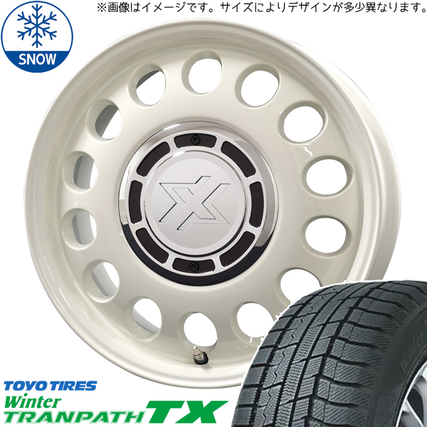 185/65R15 プリウス TOYO TX クロスブラッド スティール 15インチ 6.0J +43 5H100P スタッドレスタイヤ ホイールセット 4本_画像1