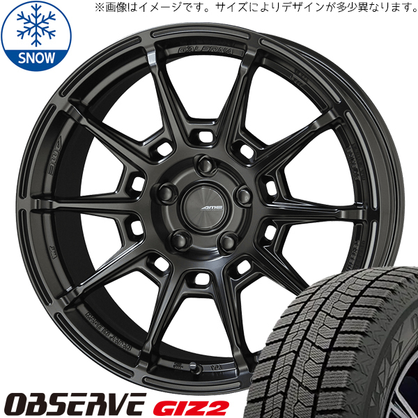 175/65R15 アクア イグニス スイフト 15インチ TOYO GIZ2 ガレルナ レフィーノ スタッドレスタイヤ ホイールセット 4本_画像1