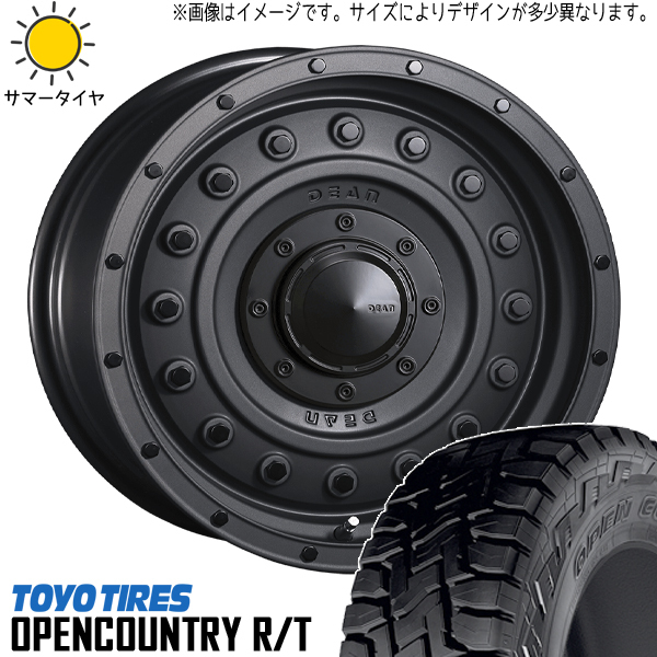 265/70R17 FJ プラド ハイラックス 17インチ オプカン R/T DEAN コロラド 8.0J +20 6H139.7P サマータイヤ ホイールセット 4本_画像1