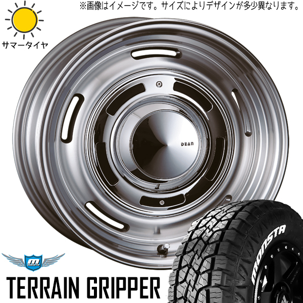 265/75R16 FJクルーザー GSJ15W 16インチ モンスタ クロスカントリー 7.0J +15 6H139.7P サマータイヤ ホイールセット 4本_画像1