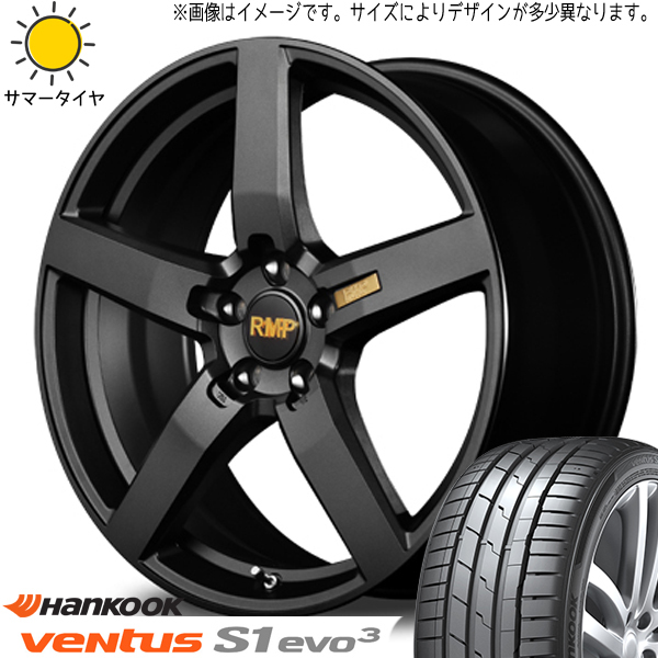 225/45R19 エスティマ フーガ CX30 HANKOOK ベンタス プライム4 RMP 050F 19インチ 8.0J +45 5H114.3P サマータイヤ ホイールセット 4本_画像1